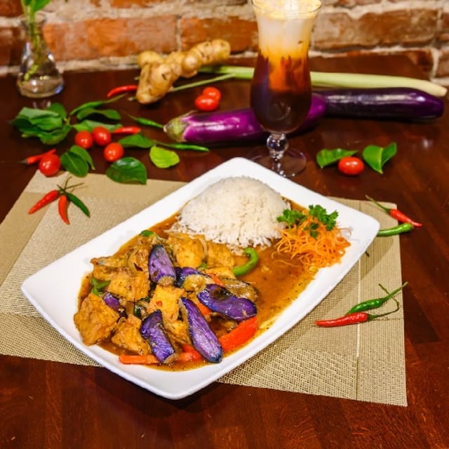 Eggplant & Tofu.